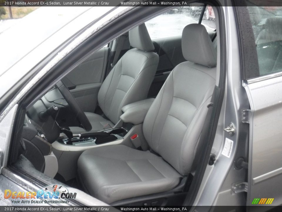 2017 Honda Accord EX-L Sedan Lunar Silver Metallic / Gray Photo #14