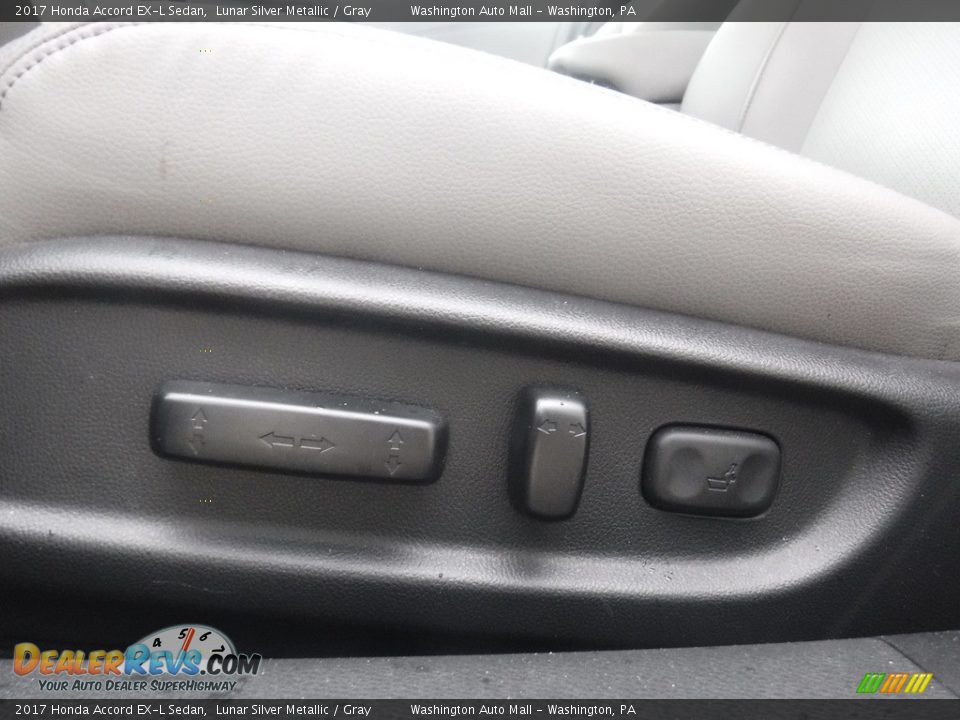 2017 Honda Accord EX-L Sedan Lunar Silver Metallic / Gray Photo #15
