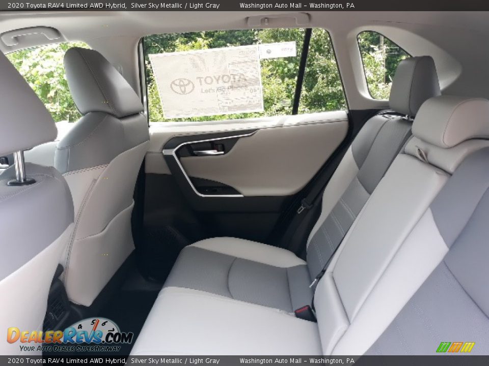 2020 Toyota RAV4 Limited AWD Hybrid Silver Sky Metallic / Light Gray Photo #21