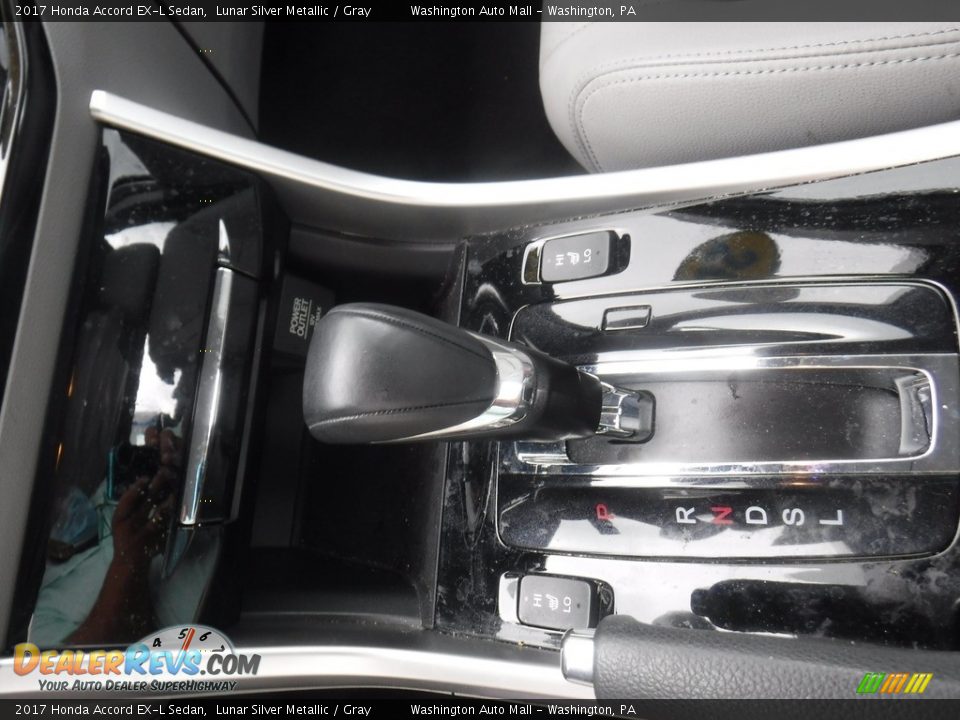 2017 Honda Accord EX-L Sedan Lunar Silver Metallic / Gray Photo #17