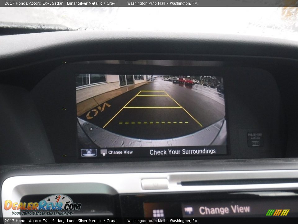 2017 Honda Accord EX-L Sedan Lunar Silver Metallic / Gray Photo #19