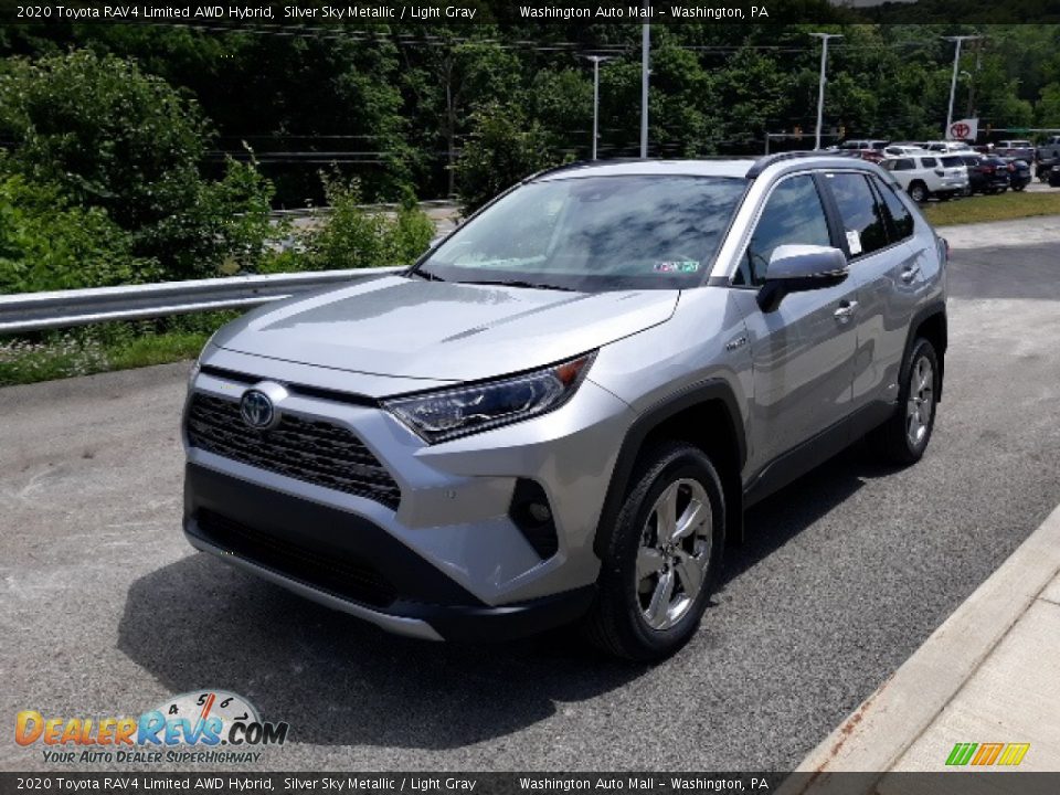 2020 Toyota RAV4 Limited AWD Hybrid Silver Sky Metallic / Light Gray Photo #25