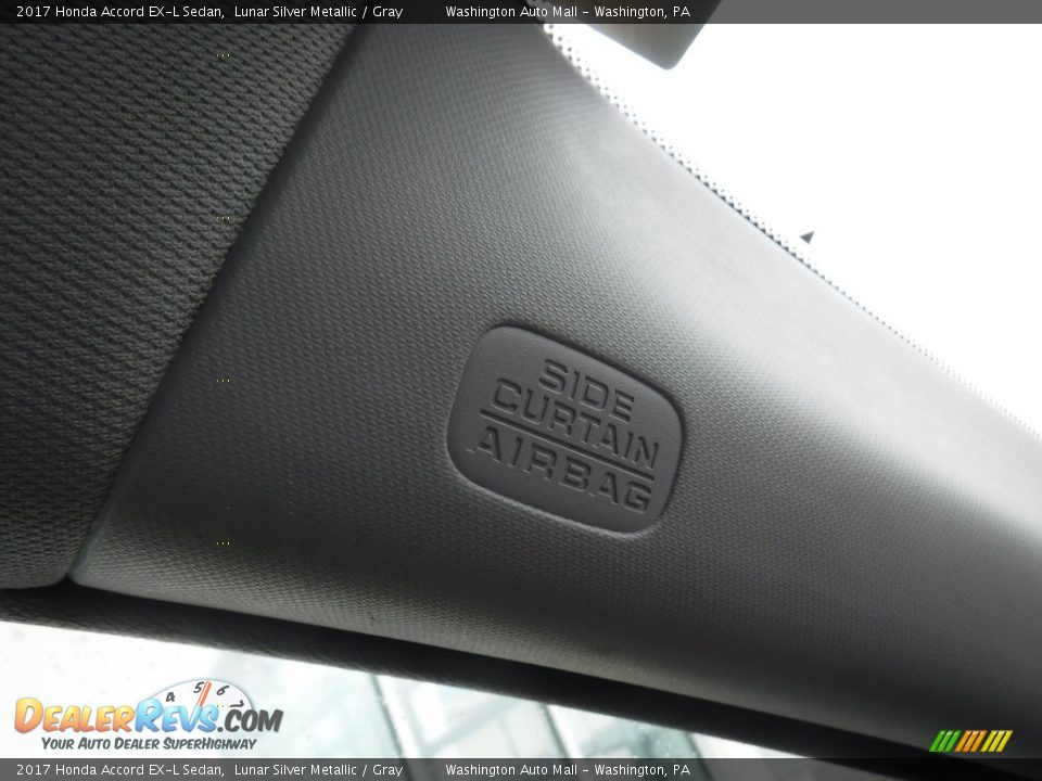 2017 Honda Accord EX-L Sedan Lunar Silver Metallic / Gray Photo #20