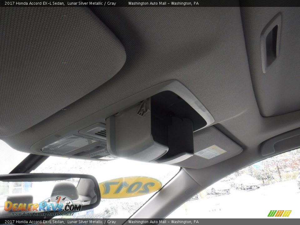 2017 Honda Accord EX-L Sedan Lunar Silver Metallic / Gray Photo #23