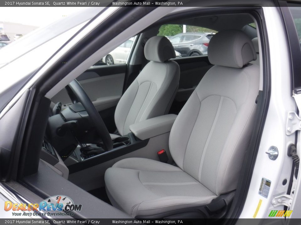 2017 Hyundai Sonata SE Quartz White Pearl / Gray Photo #13