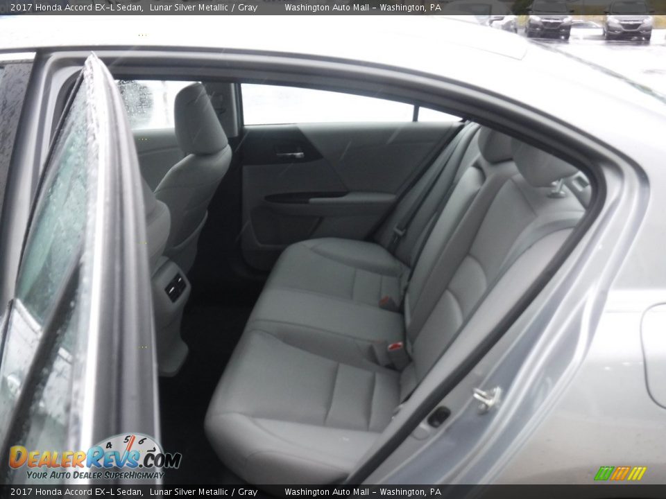 2017 Honda Accord EX-L Sedan Lunar Silver Metallic / Gray Photo #24