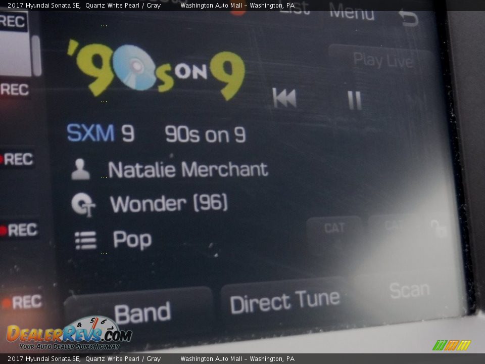 2017 Hyundai Sonata SE Quartz White Pearl / Gray Photo #17