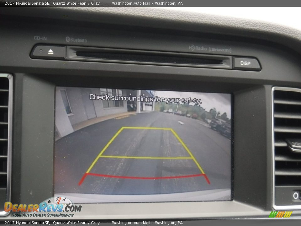 2017 Hyundai Sonata SE Quartz White Pearl / Gray Photo #18