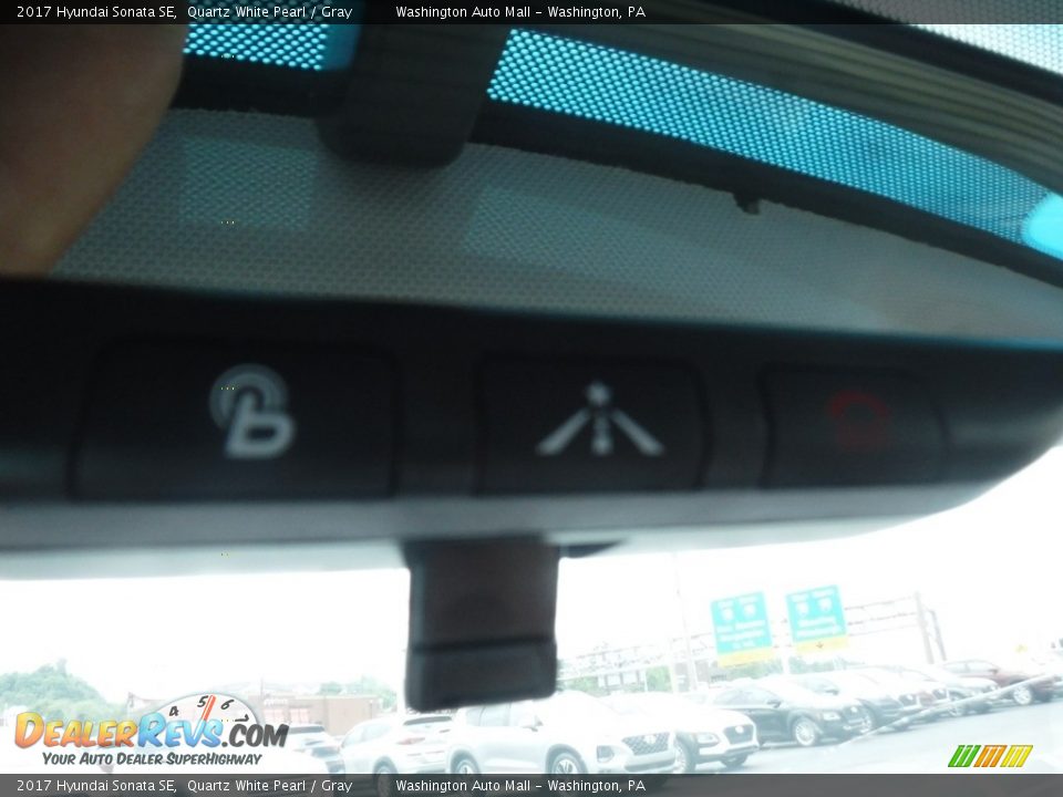 2017 Hyundai Sonata SE Quartz White Pearl / Gray Photo #19