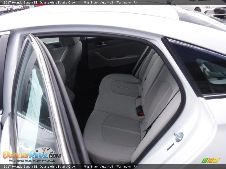 2017 Hyundai Sonata SE Quartz White Pearl / Gray Photo #24