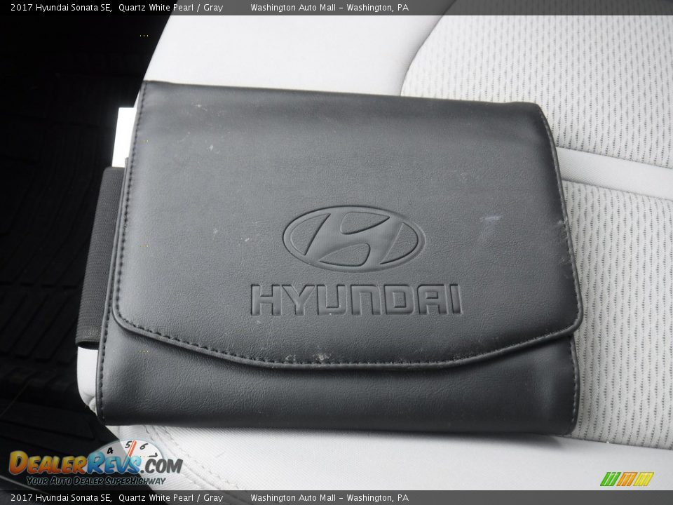 2017 Hyundai Sonata SE Quartz White Pearl / Gray Photo #25