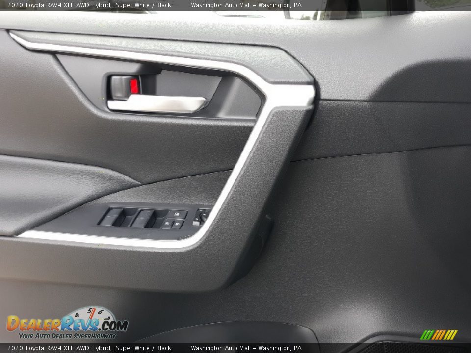2020 Toyota RAV4 XLE AWD Hybrid Super White / Black Photo #8