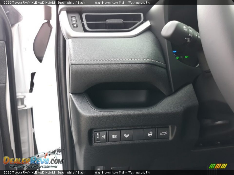 2020 Toyota RAV4 XLE AWD Hybrid Super White / Black Photo #10