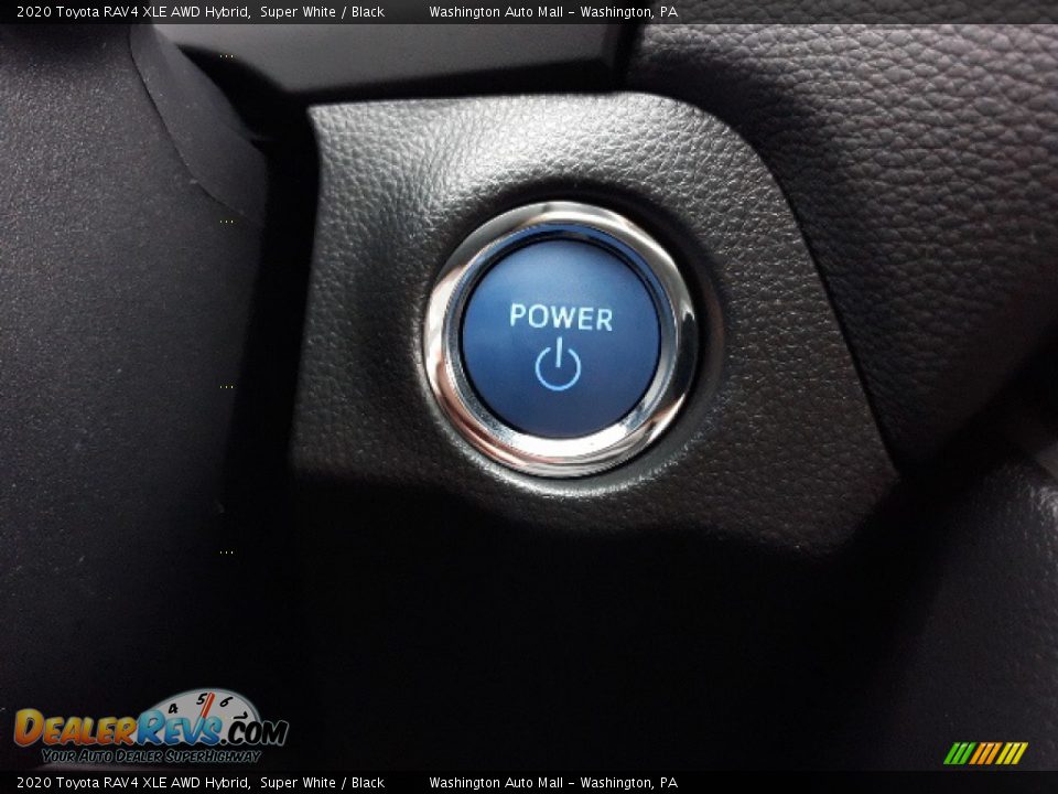 2020 Toyota RAV4 XLE AWD Hybrid Super White / Black Photo #12