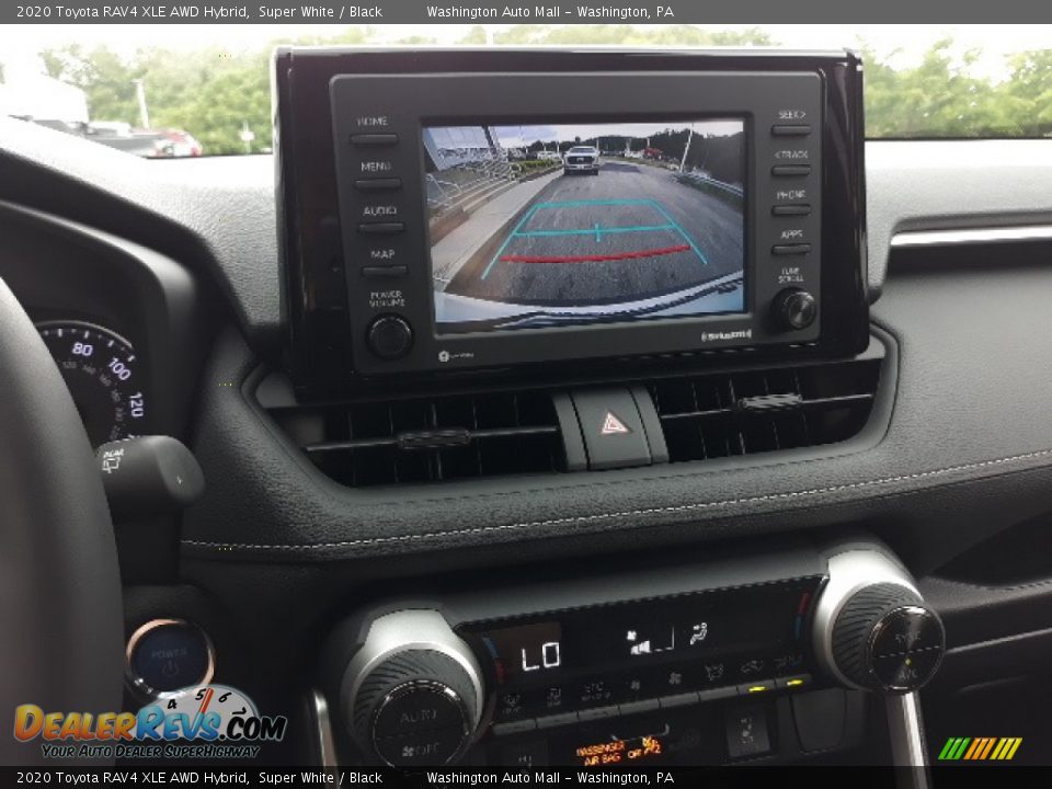 2020 Toyota RAV4 XLE AWD Hybrid Super White / Black Photo #14