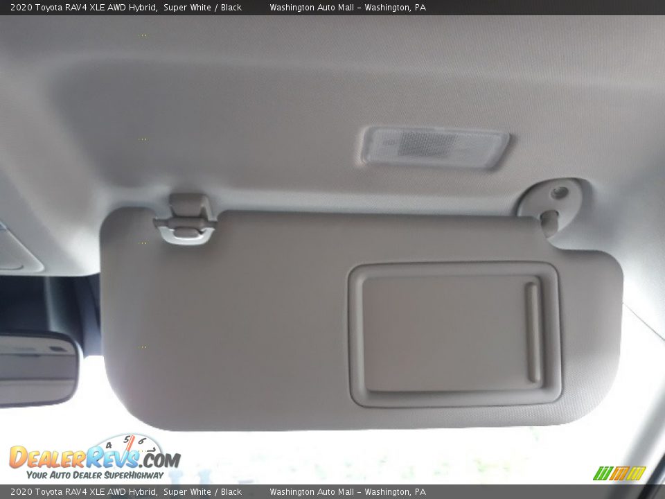 2020 Toyota RAV4 XLE AWD Hybrid Super White / Black Photo #18