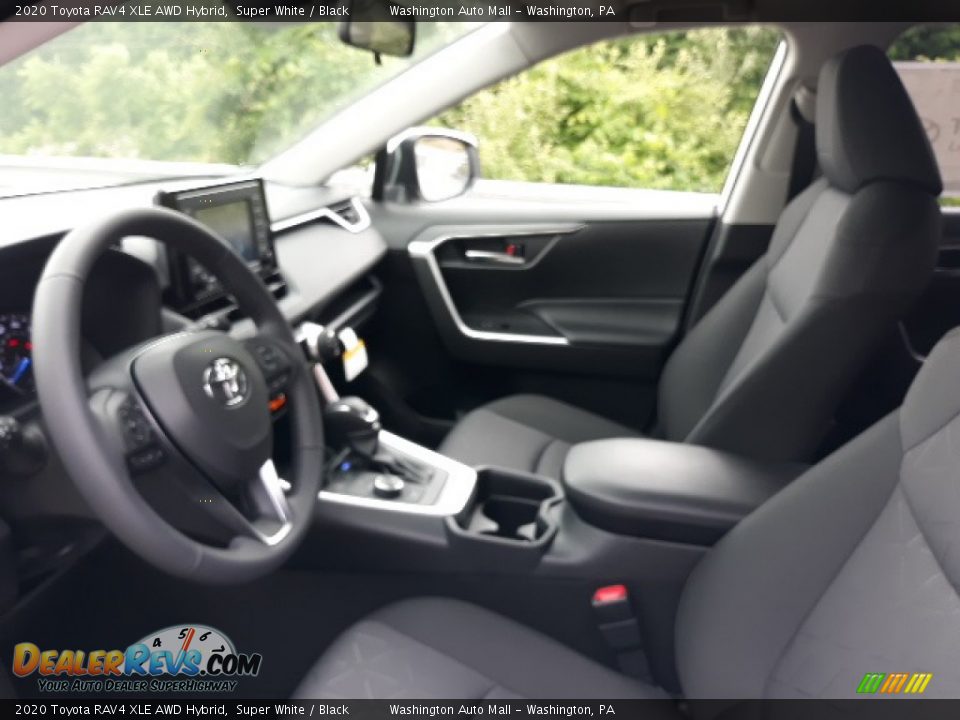 2020 Toyota RAV4 XLE AWD Hybrid Super White / Black Photo #19