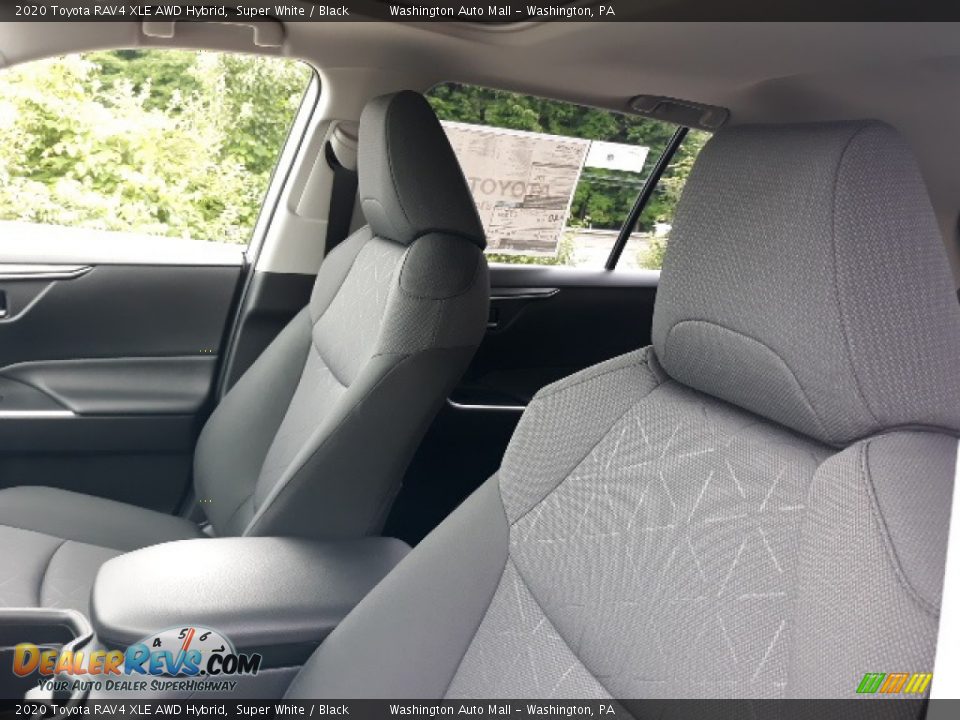 2020 Toyota RAV4 XLE AWD Hybrid Super White / Black Photo #20