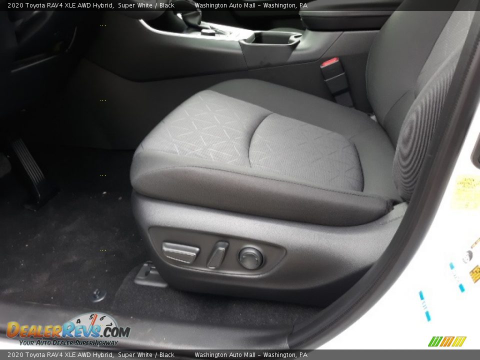 2020 Toyota RAV4 XLE AWD Hybrid Super White / Black Photo #21