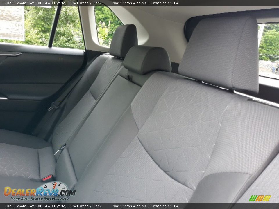 2020 Toyota RAV4 XLE AWD Hybrid Super White / Black Photo #25