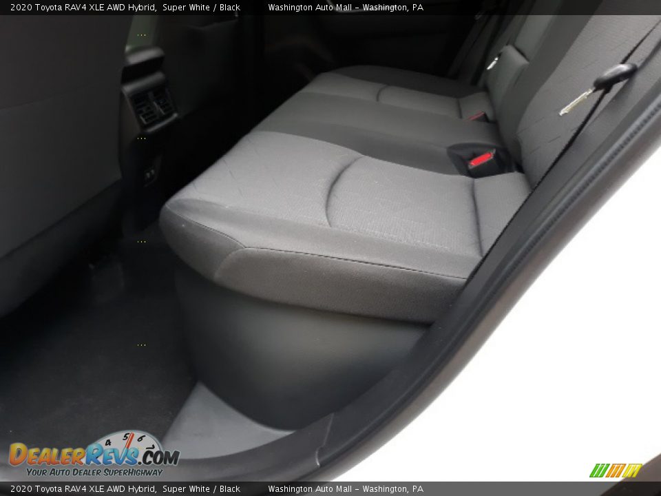 2020 Toyota RAV4 XLE AWD Hybrid Super White / Black Photo #26