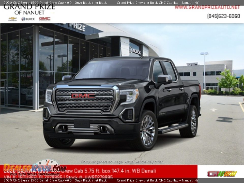 2020 GMC Sierra 1500 Denali Crew Cab 4WD Onyx Black / Jet Black Photo #1