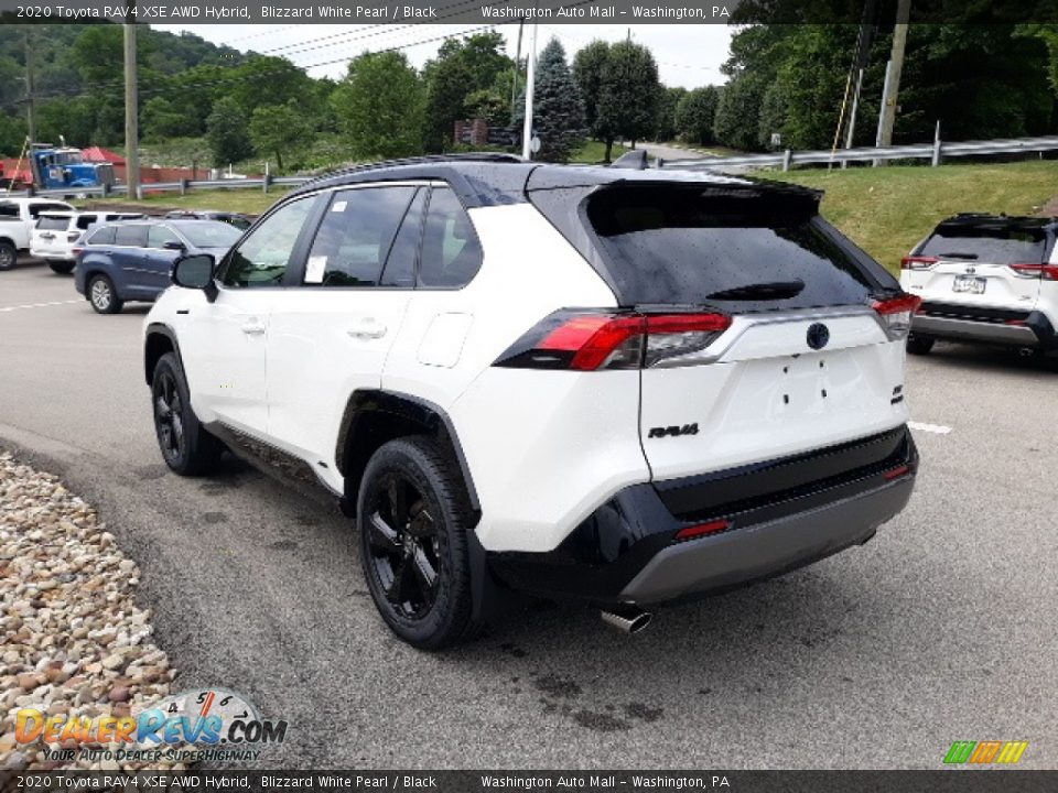2020 Toyota RAV4 XSE AWD Hybrid Blizzard White Pearl / Black Photo #2