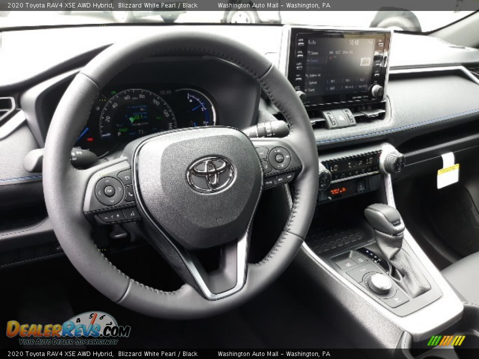 2020 Toyota RAV4 XSE AWD Hybrid Blizzard White Pearl / Black Photo #3