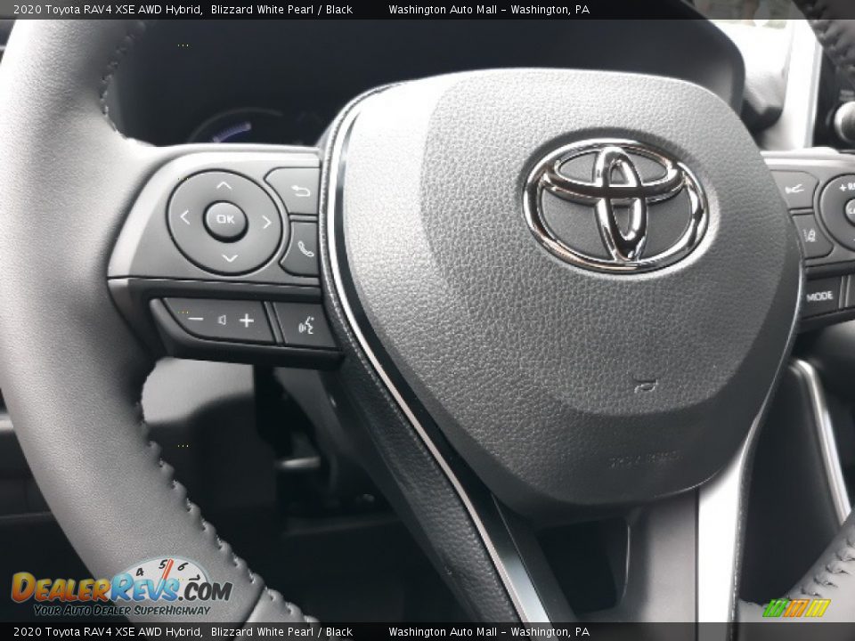 2020 Toyota RAV4 XSE AWD Hybrid Blizzard White Pearl / Black Photo #5