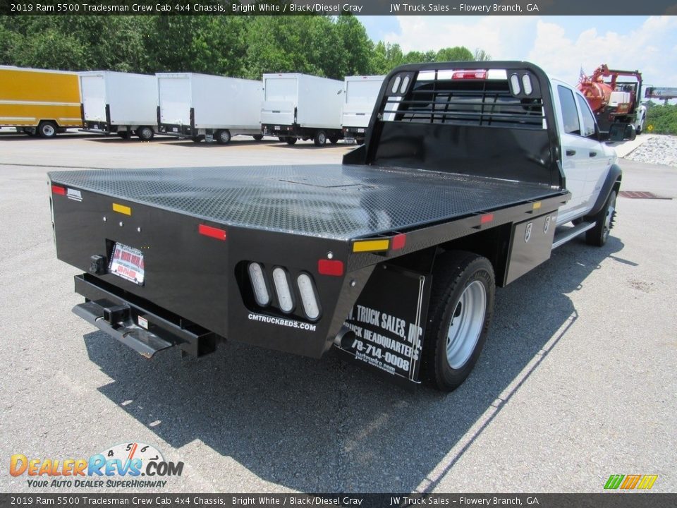 2019 Ram 5500 Tradesman Crew Cab 4x4 Chassis Bright White / Black/Diesel Gray Photo #5