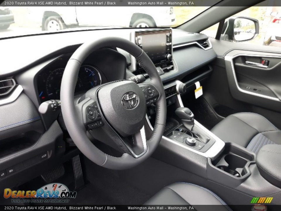 2020 Toyota RAV4 XSE AWD Hybrid Blizzard White Pearl / Black Photo #20