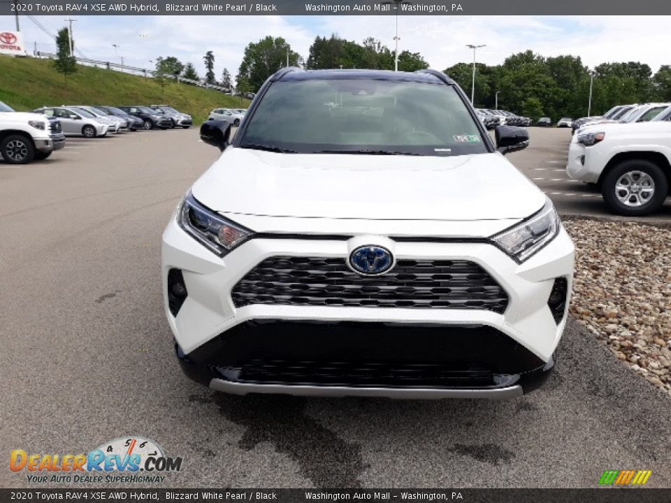 2020 Toyota RAV4 XSE AWD Hybrid Blizzard White Pearl / Black Photo #31