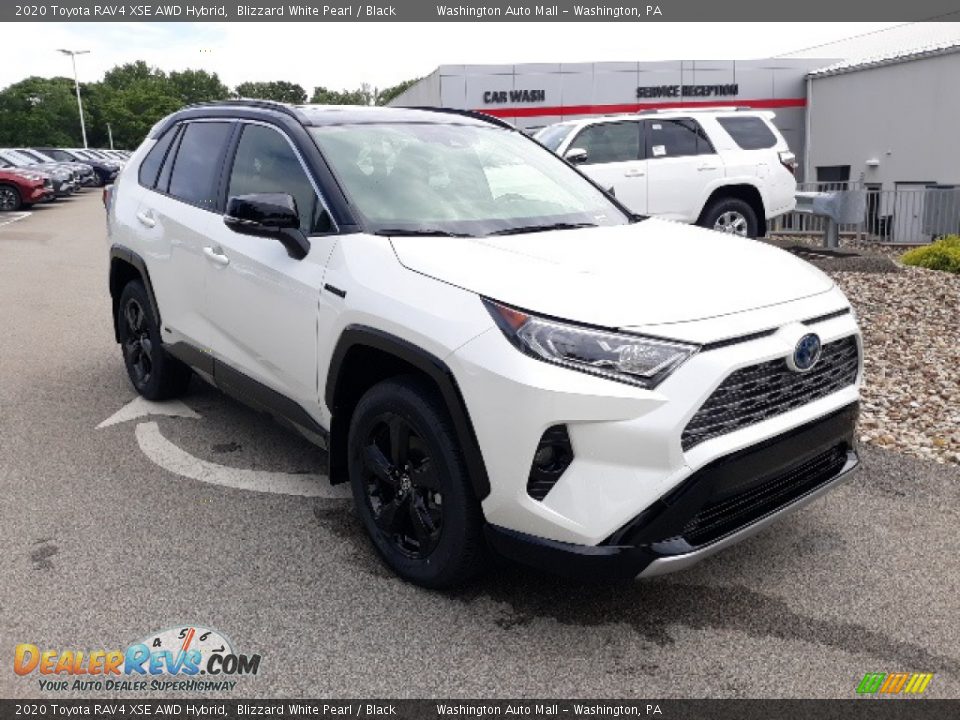 2020 Toyota RAV4 XSE AWD Hybrid Blizzard White Pearl / Black Photo #32