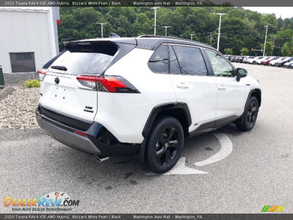 2020 Toyota RAV4 XSE AWD Hybrid Blizzard White Pearl / Black Photo #33