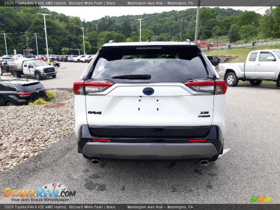 2020 Toyota RAV4 XSE AWD Hybrid Blizzard White Pearl / Black Photo #34