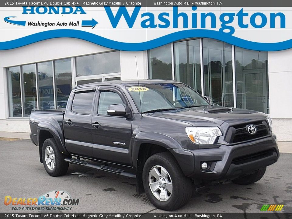 2015 Toyota Tacoma V6 Double Cab 4x4 Magnetic Gray Metallic / Graphite Photo #1