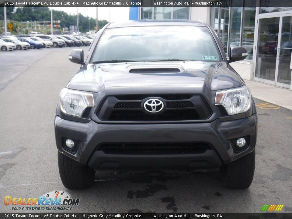 2015 Toyota Tacoma V6 Double Cab 4x4 Magnetic Gray Metallic / Graphite Photo #4