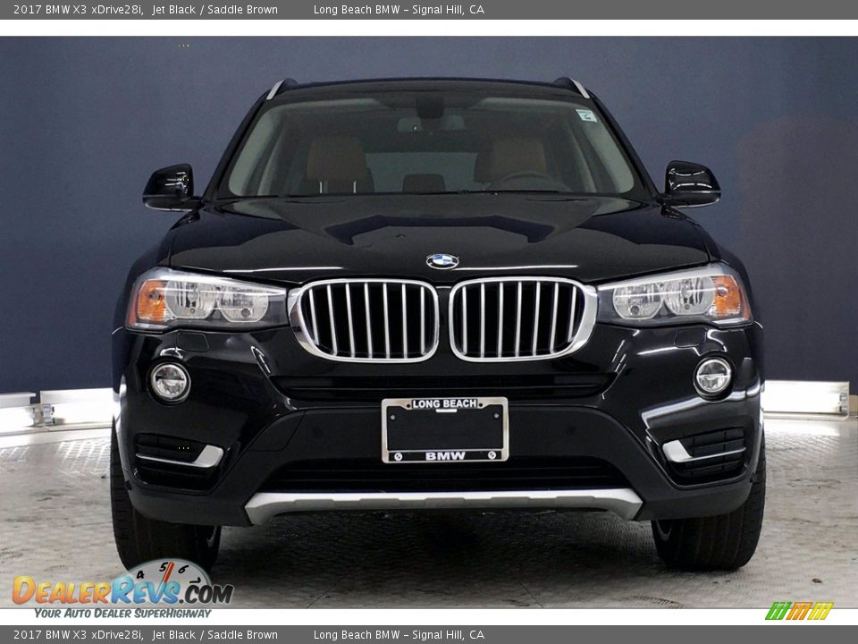 2017 BMW X3 xDrive28i Jet Black / Saddle Brown Photo #2