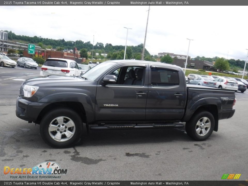 2015 Toyota Tacoma V6 Double Cab 4x4 Magnetic Gray Metallic / Graphite Photo #6