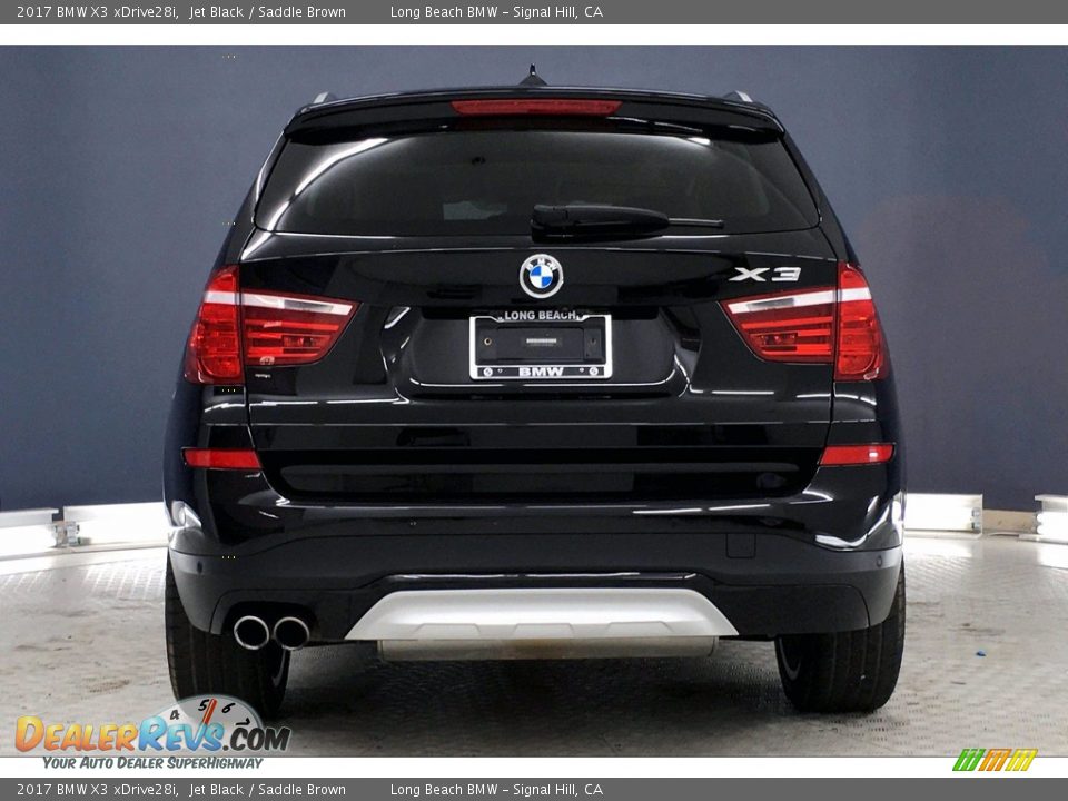2017 BMW X3 xDrive28i Jet Black / Saddle Brown Photo #3