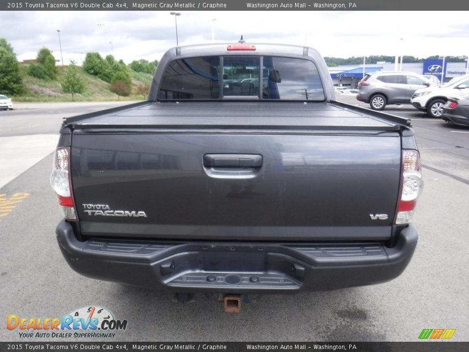 2015 Toyota Tacoma V6 Double Cab 4x4 Magnetic Gray Metallic / Graphite Photo #7