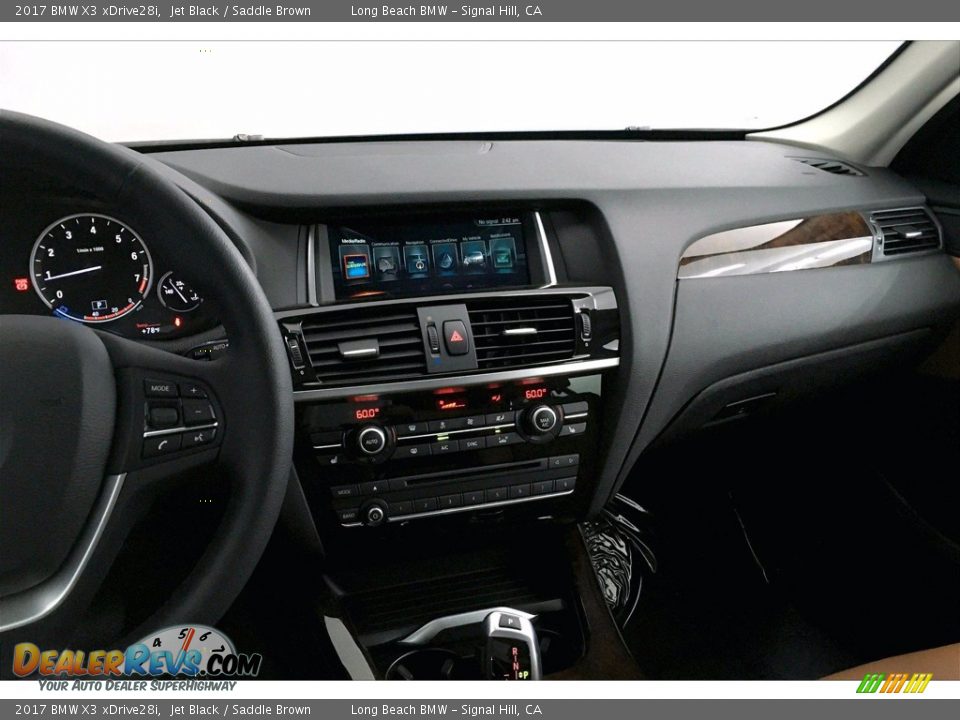 2017 BMW X3 xDrive28i Jet Black / Saddle Brown Photo #5