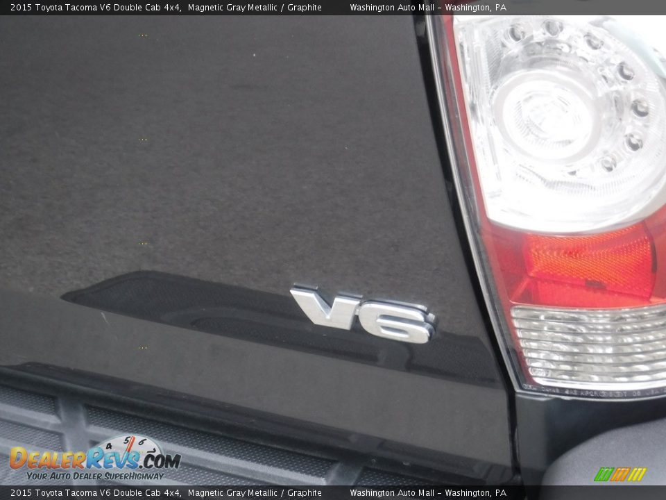 2015 Toyota Tacoma V6 Double Cab 4x4 Magnetic Gray Metallic / Graphite Photo #9
