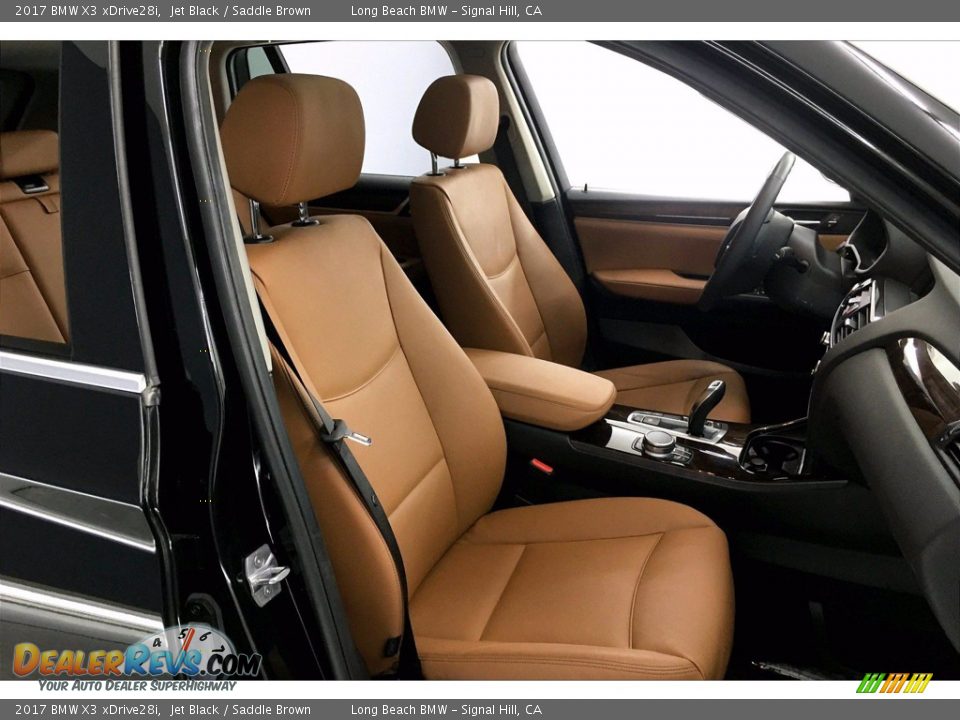 2017 BMW X3 xDrive28i Jet Black / Saddle Brown Photo #6