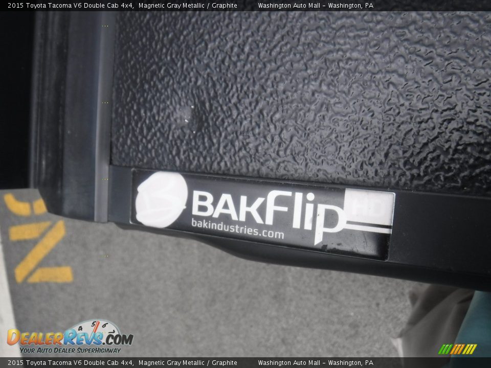 2015 Toyota Tacoma V6 Double Cab 4x4 Magnetic Gray Metallic / Graphite Photo #10