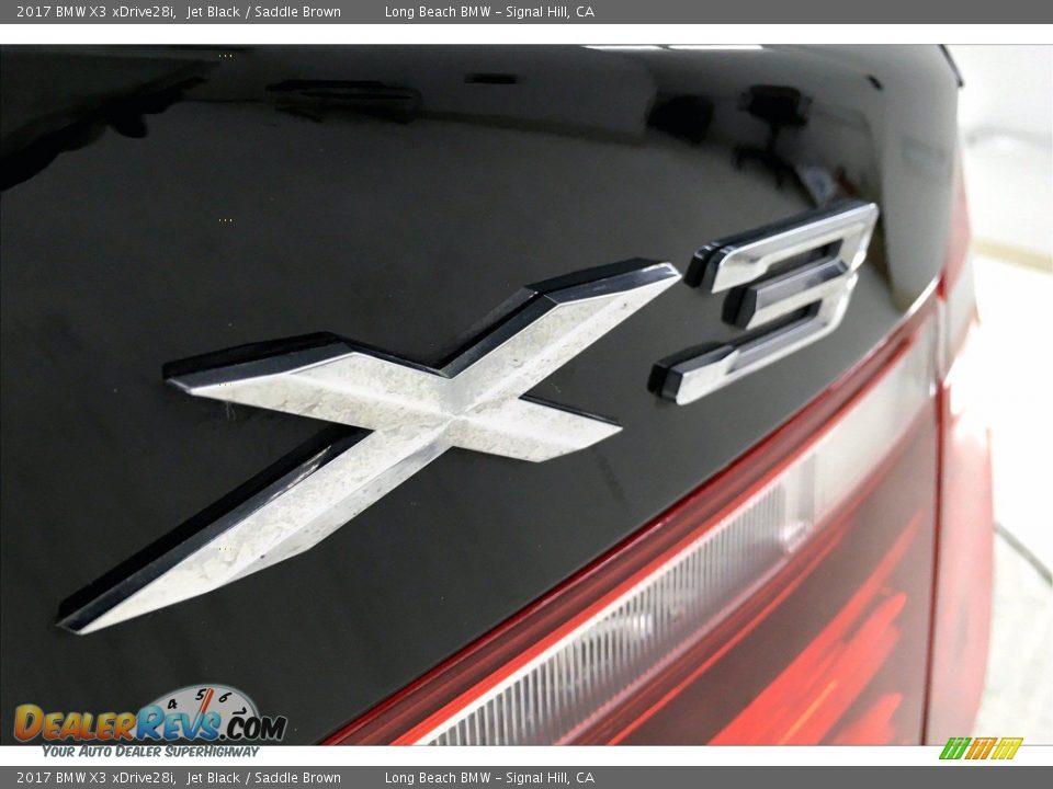 2017 BMW X3 xDrive28i Jet Black / Saddle Brown Photo #7