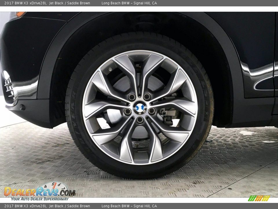 2017 BMW X3 xDrive28i Jet Black / Saddle Brown Photo #8