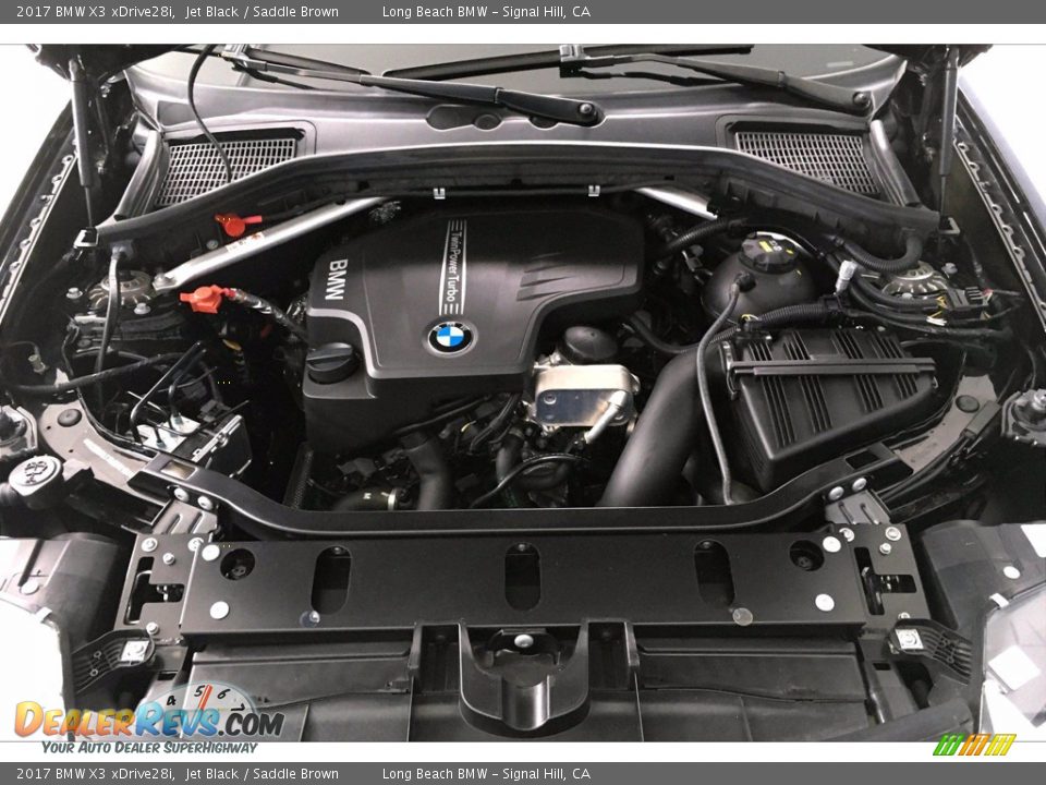 2017 BMW X3 xDrive28i Jet Black / Saddle Brown Photo #9