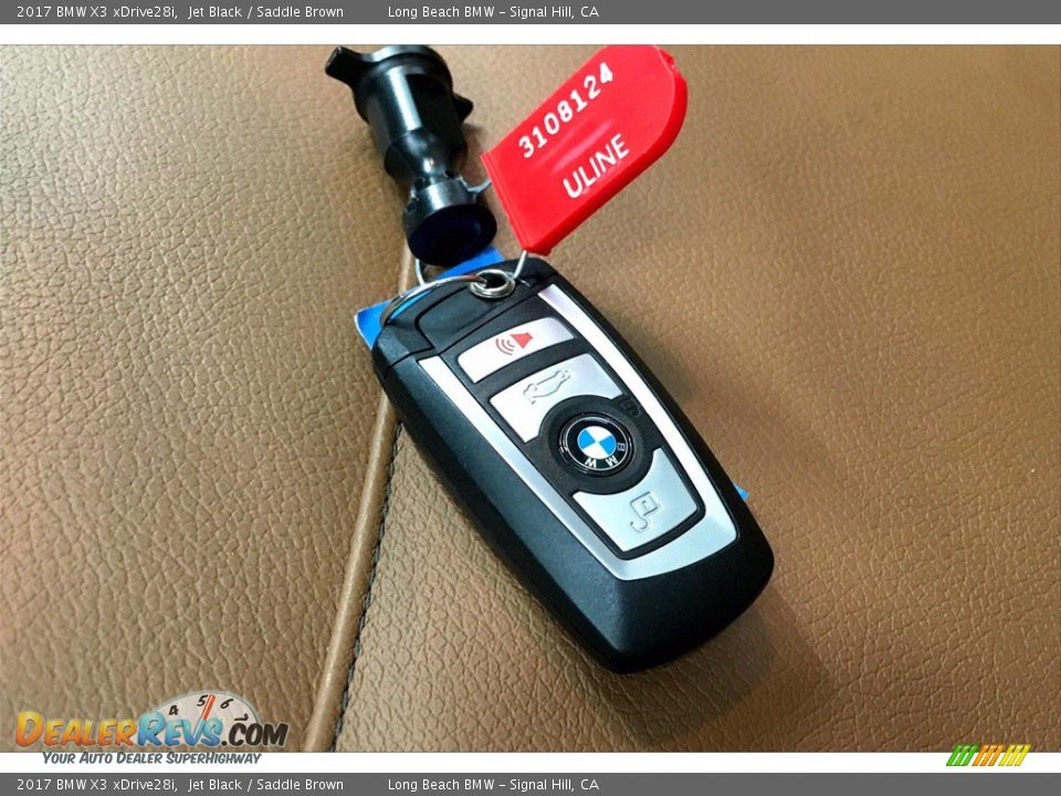 2017 BMW X3 xDrive28i Jet Black / Saddle Brown Photo #11