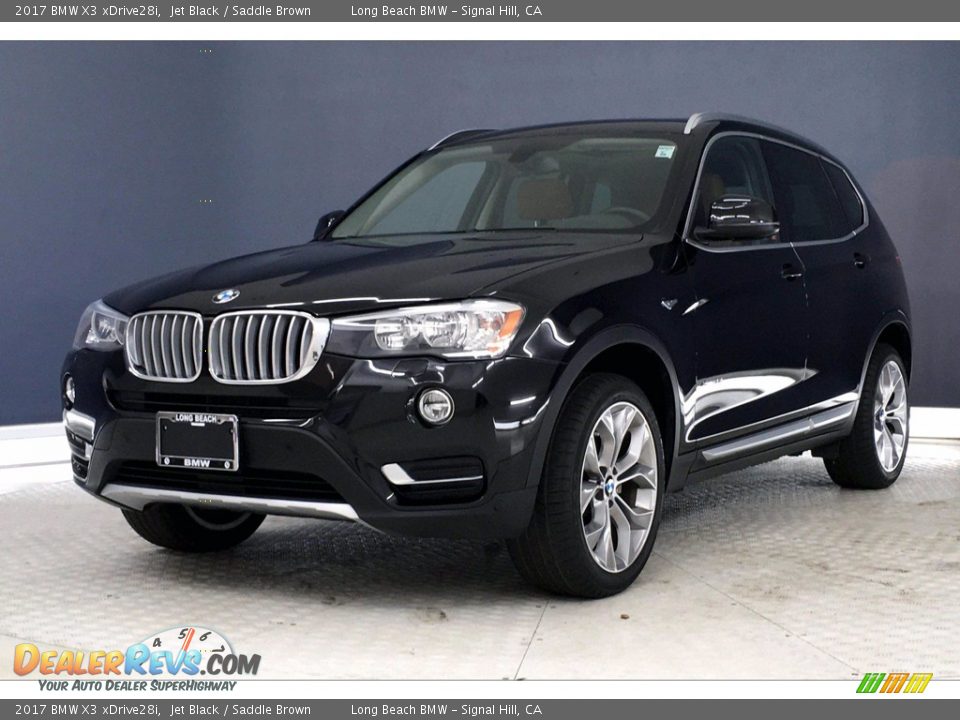 2017 BMW X3 xDrive28i Jet Black / Saddle Brown Photo #12